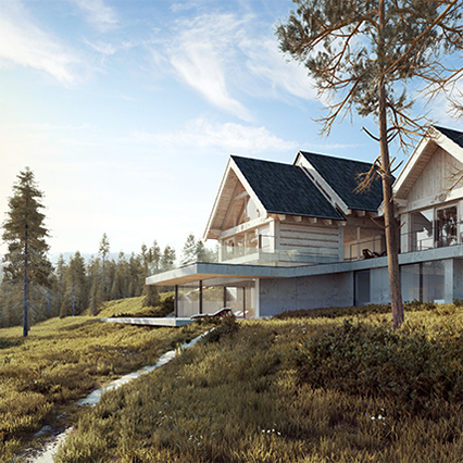 Modern architectural facade of Roominos Antalya